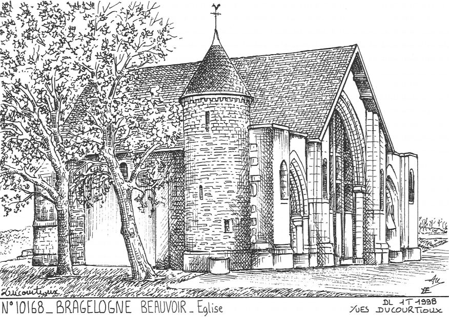 N 10168 - BRAGELOGNE BEAUVOIR - église
